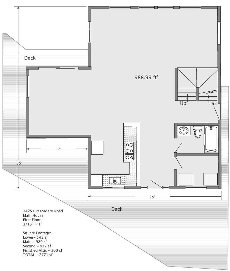 First floor plan.