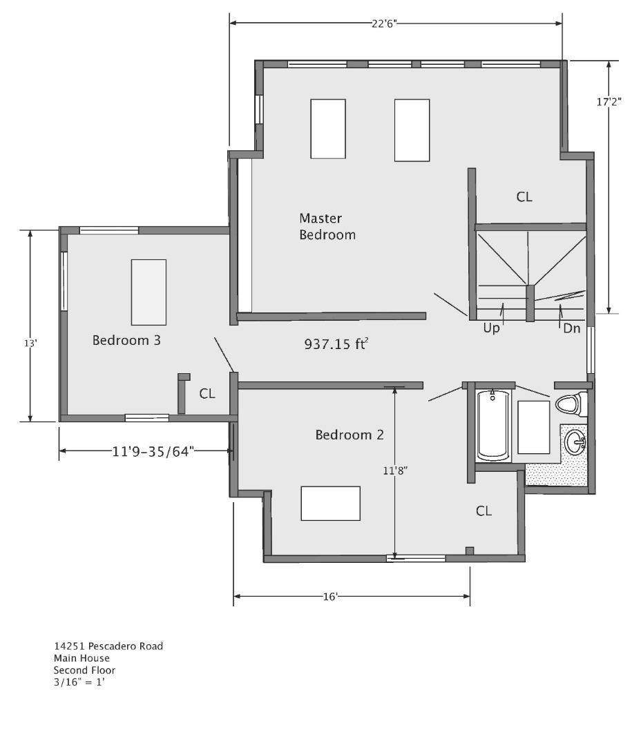 Second floor plan.
