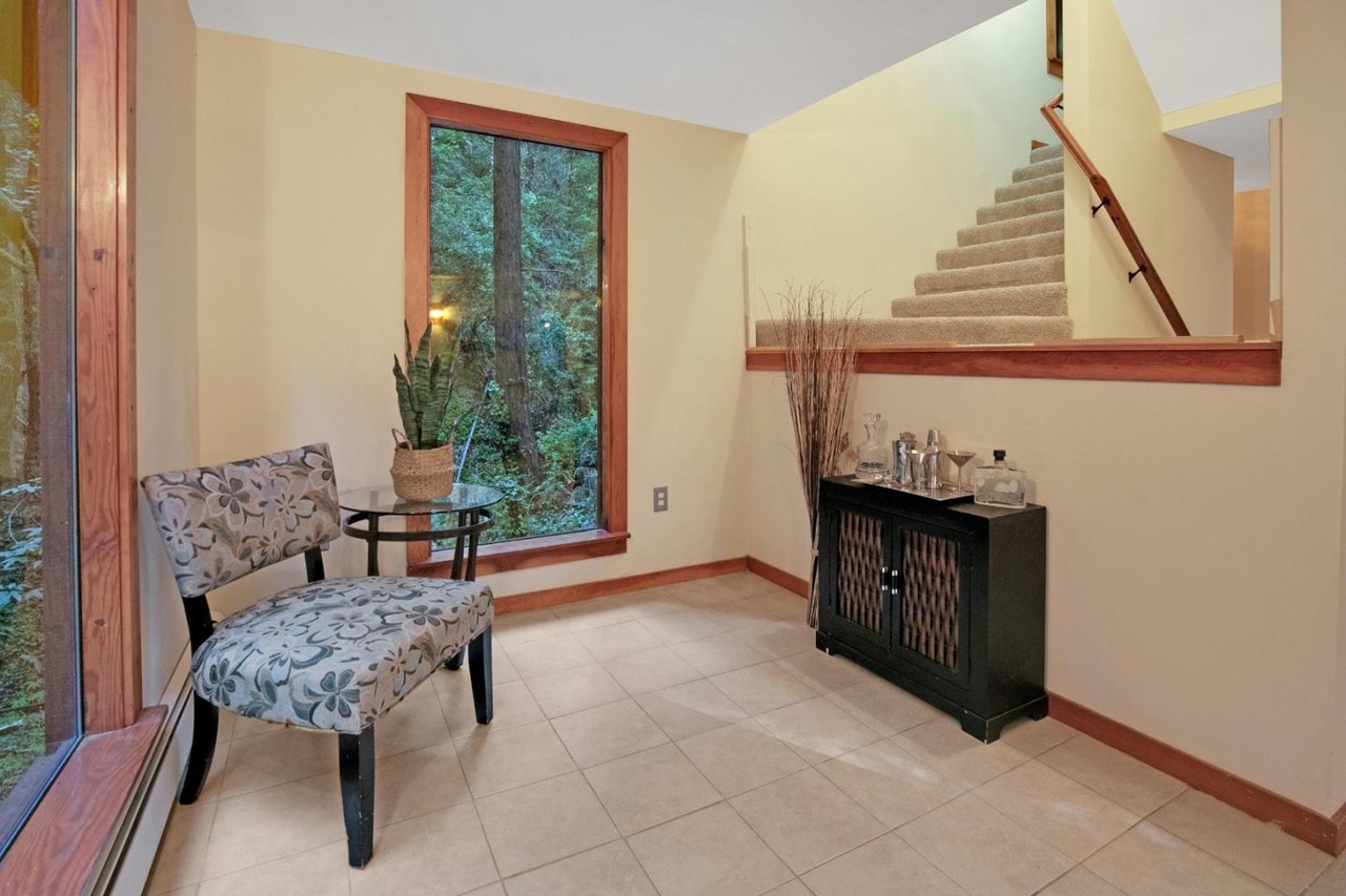 A quiet corner in the living room.