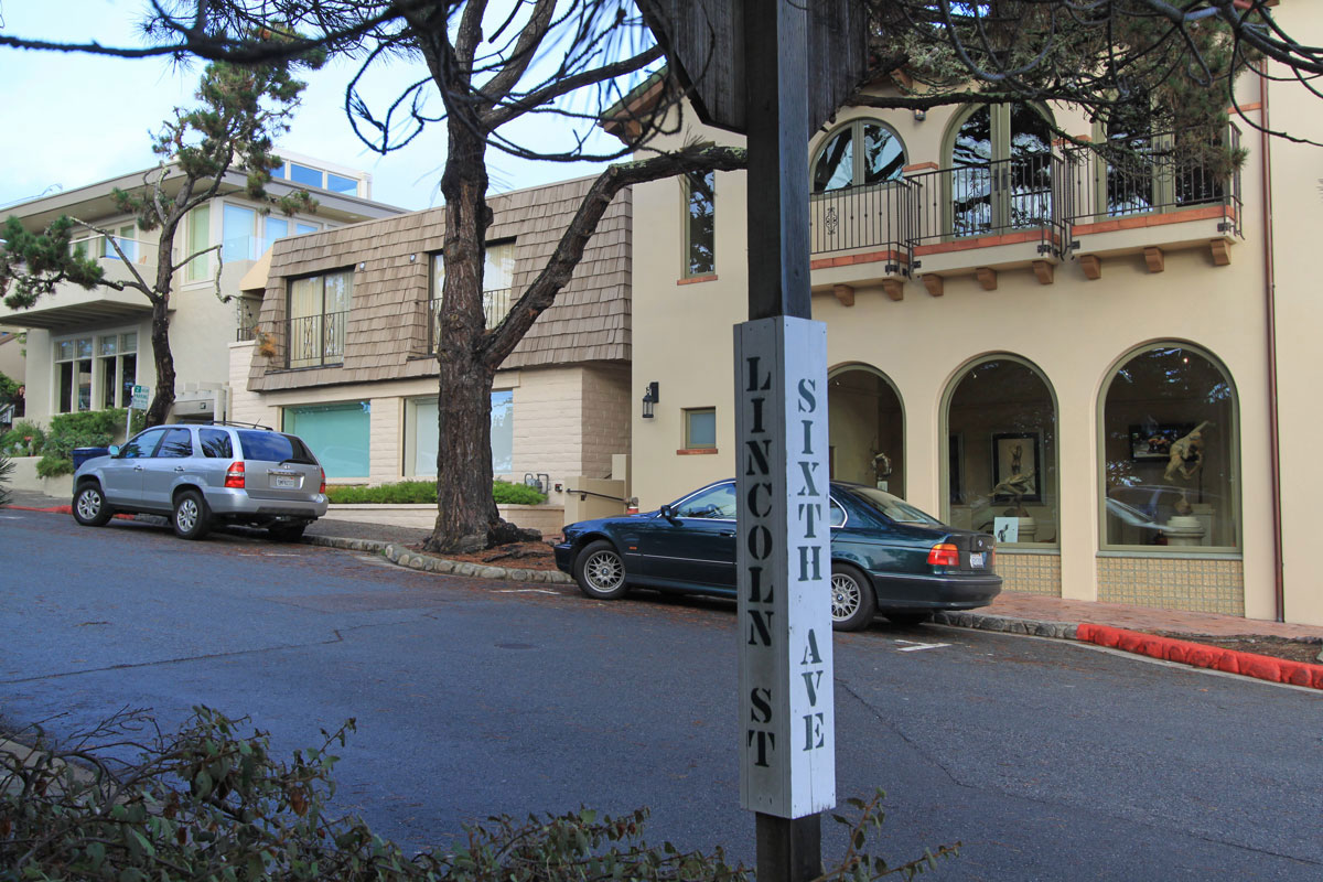 Second building in from Lincoln & 6th (no street numbers in Carmel).